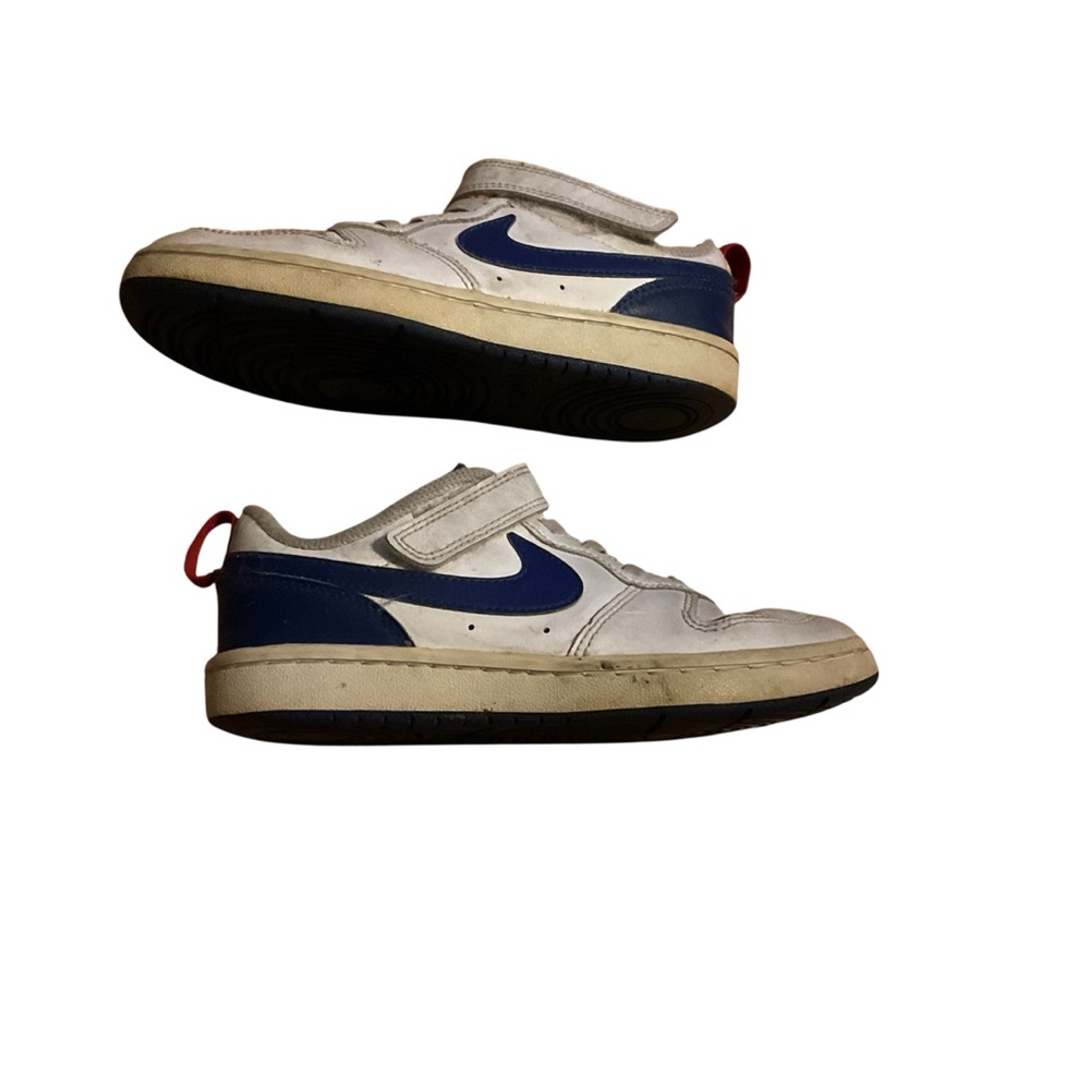 Nike Kids White and Blue Sneakers